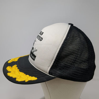 Winner Trucker Hat Black Ducks Unlimited Idaho Falls Hunter Leaf Hat Vintage