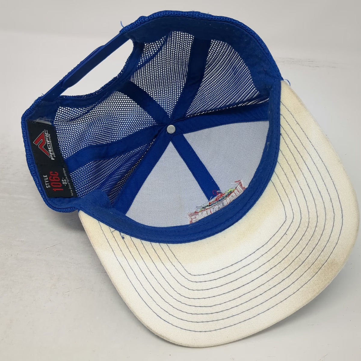 Pacific Headwear Baseball Cap Blue OS Londonderry Lightning Softball Snapback