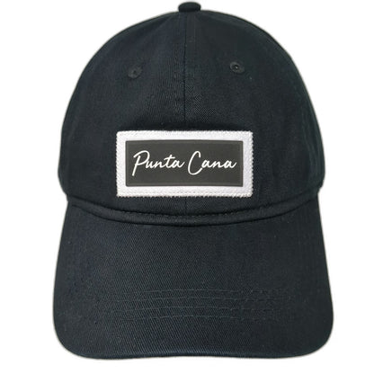 Robin Ruth Punta Cana Baseball Cap Black One Size Adjustable Cotton Souvenir Hat