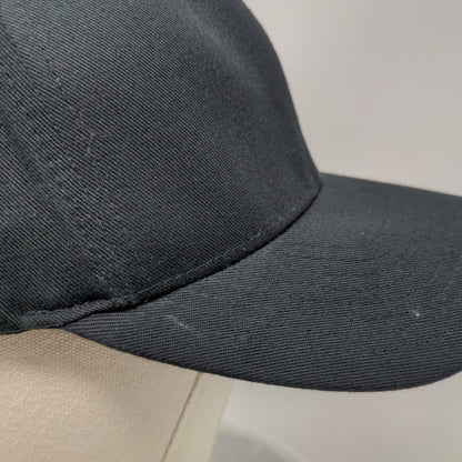 Flexfit Yupoong Fitted Hat Black Large-XL Solid Blank 6 Panel Vent Holes