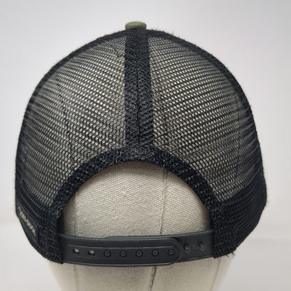 Dri Duck Homecrown Trucker Hat Green One Size Mesh Snapback Rope Patch Cap