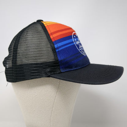 CSI Trucker Hat Black One Size Anna Maria Island Florida Sunset Graphic Mesh