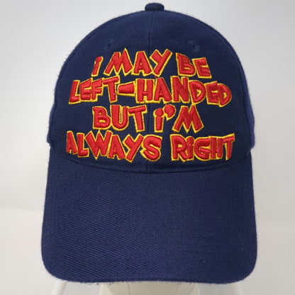 Lefty's San Francisco Baseball Cap Blue One Size Strapback Always Right Hat