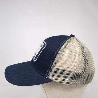 Western Son 10x Distilled Vodka Trucker Hat Blue One Size Mesh Back