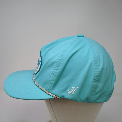 Hooey 5 Panel Hat Blue OSFM Rope Snapback Spring Branch Texas Patch Polyester