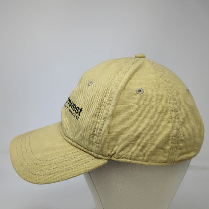C.A.P. Brand Baseball Cap Beige Black One Size Embroidered Logo Strapback hat