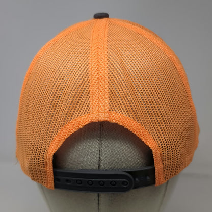 Port Authority Boise Cascade Gray Orange One Size Trucker Hat Mesh Snapback Logo