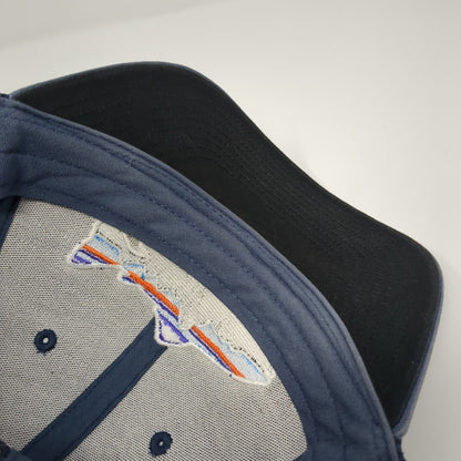 Patagonia Snapback Trucker Hat Blue One Size Adjustable Embroidered Mesh Back