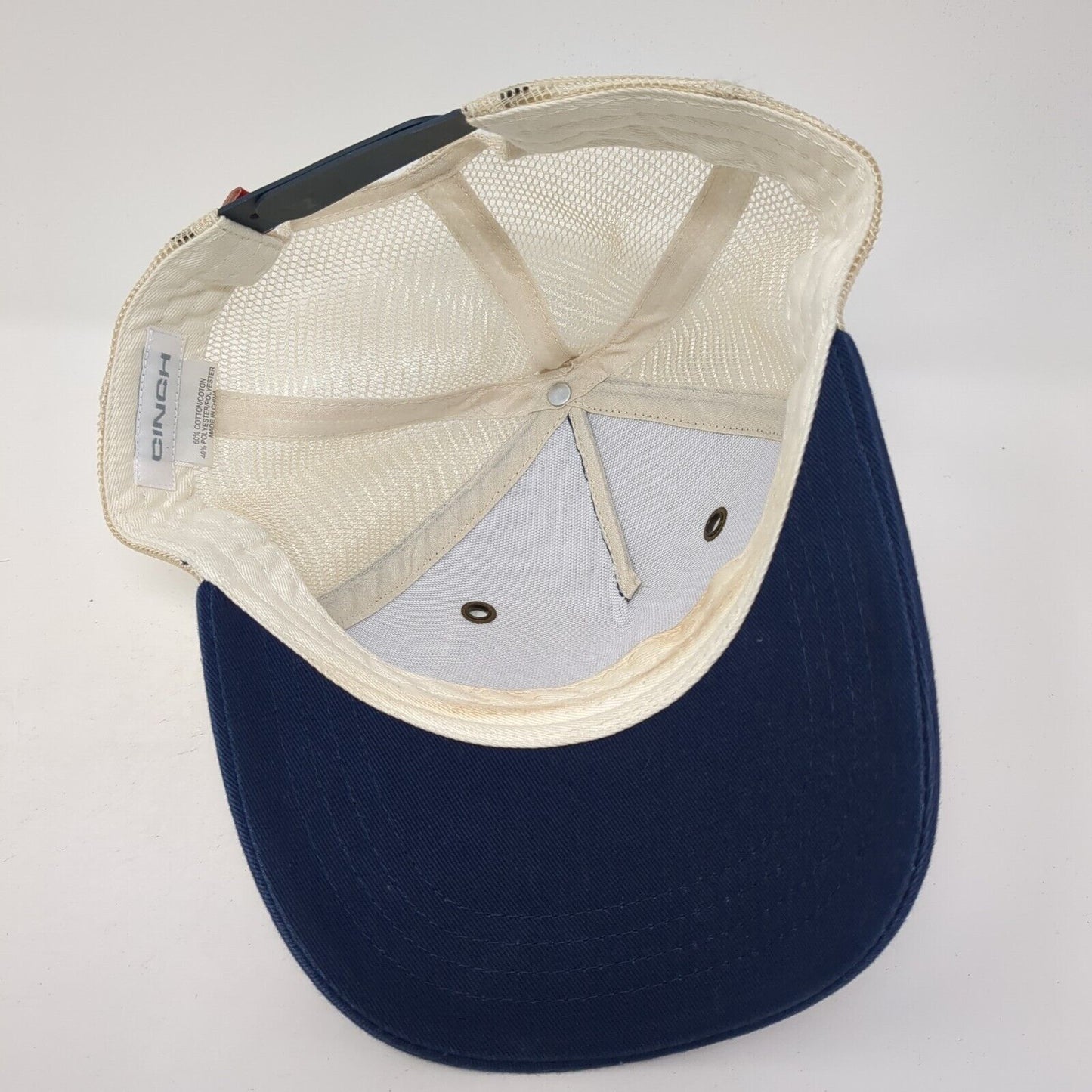 Cinch Lead Don't Follow Snapback Trucker Hat Multicolor OS Adjustable Mesh Back