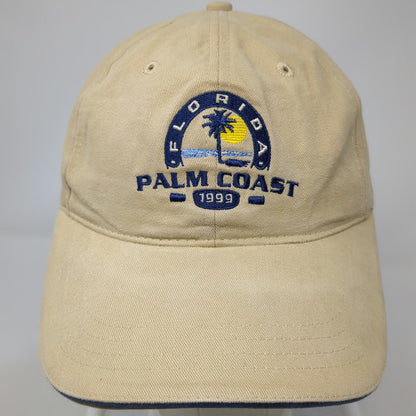 Sherry Palm Coast Florida 1999 Baseball Cap Beige One Size Strapback Cotton Hat