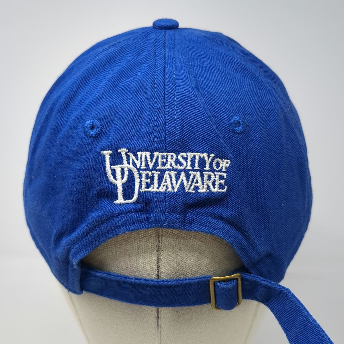Delaware Blue Hens NCAA econscious One Size Cap Organic Cotton Mascot Logo White