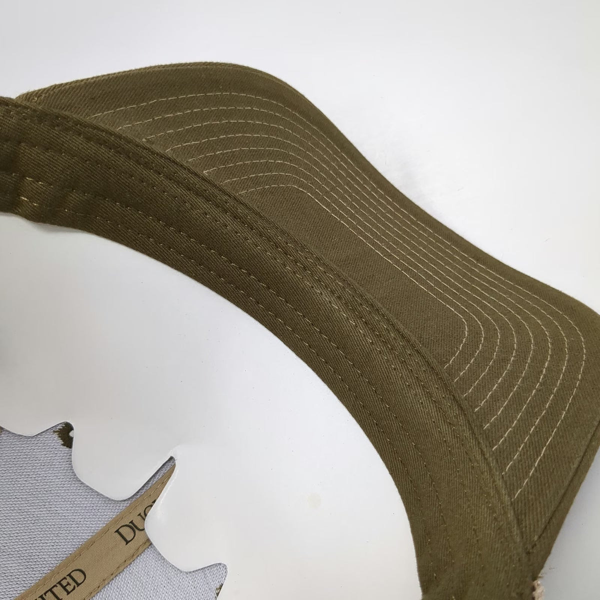 Ducks Unlimited Trucker Hat Green Beige Black One Size Snapback Mesh Back