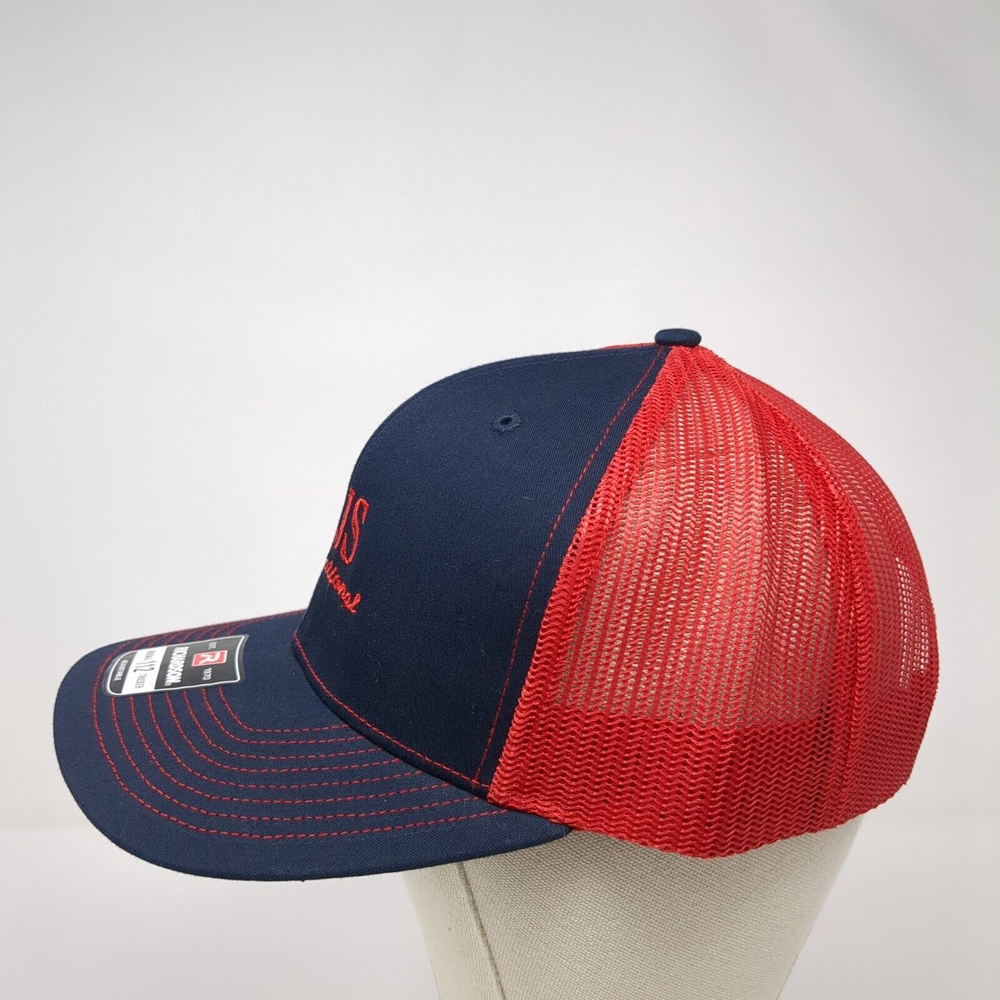 RJS Invitational Snapback Mesh Back Trucker Hat Multi One Size Adjustable