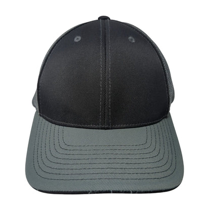 Pacific Headwear Fitted Trucker Hat Gray 7 3/8-8 Lightweight Mesh Back Blank