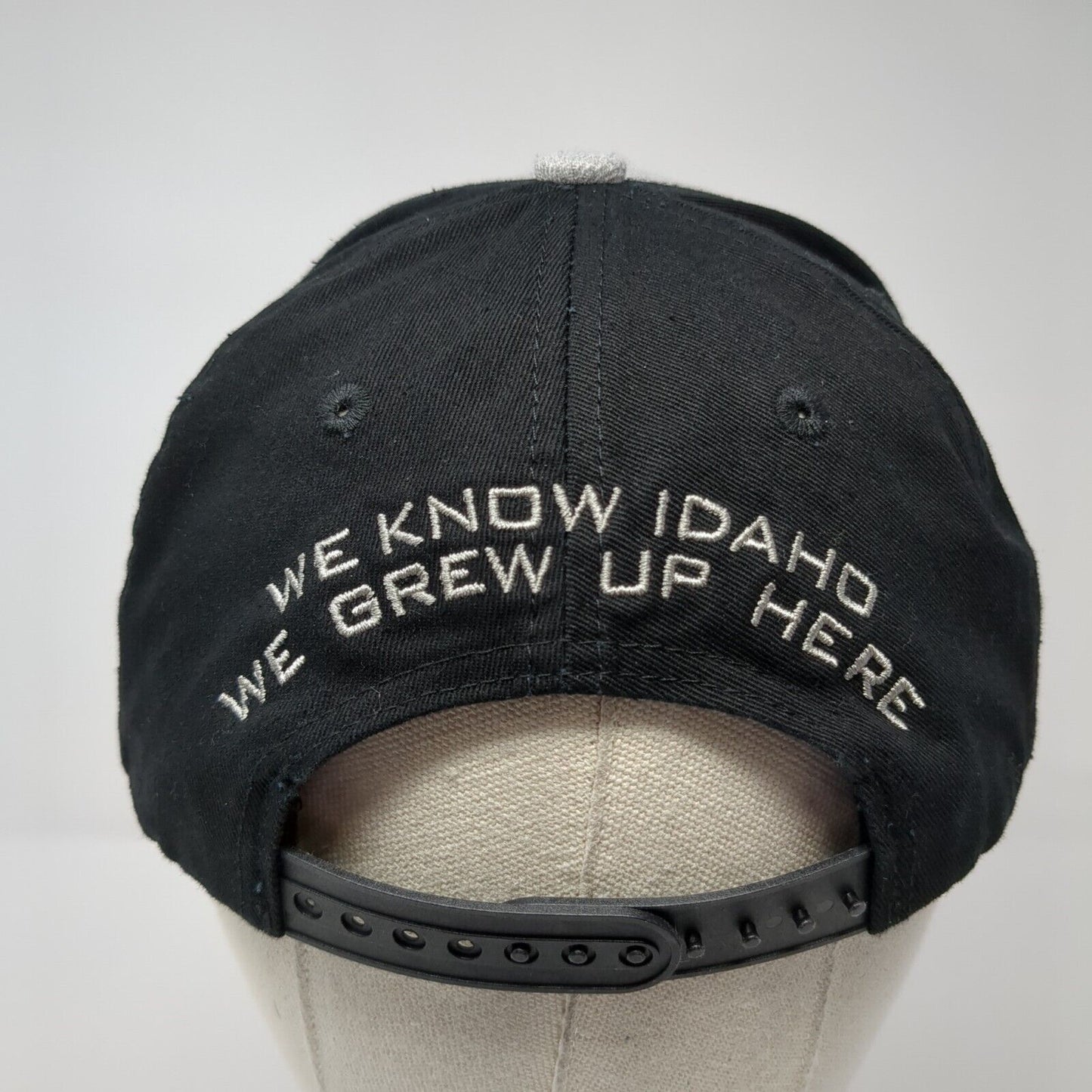 Farm Bureau Ins Snapback Hat Gray One Size We Know Idaho We Grew Up Here