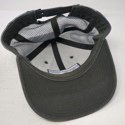 Patagonia Trucker Hat Gray One Size Mesh Back Snapback Mountain Patch Logo