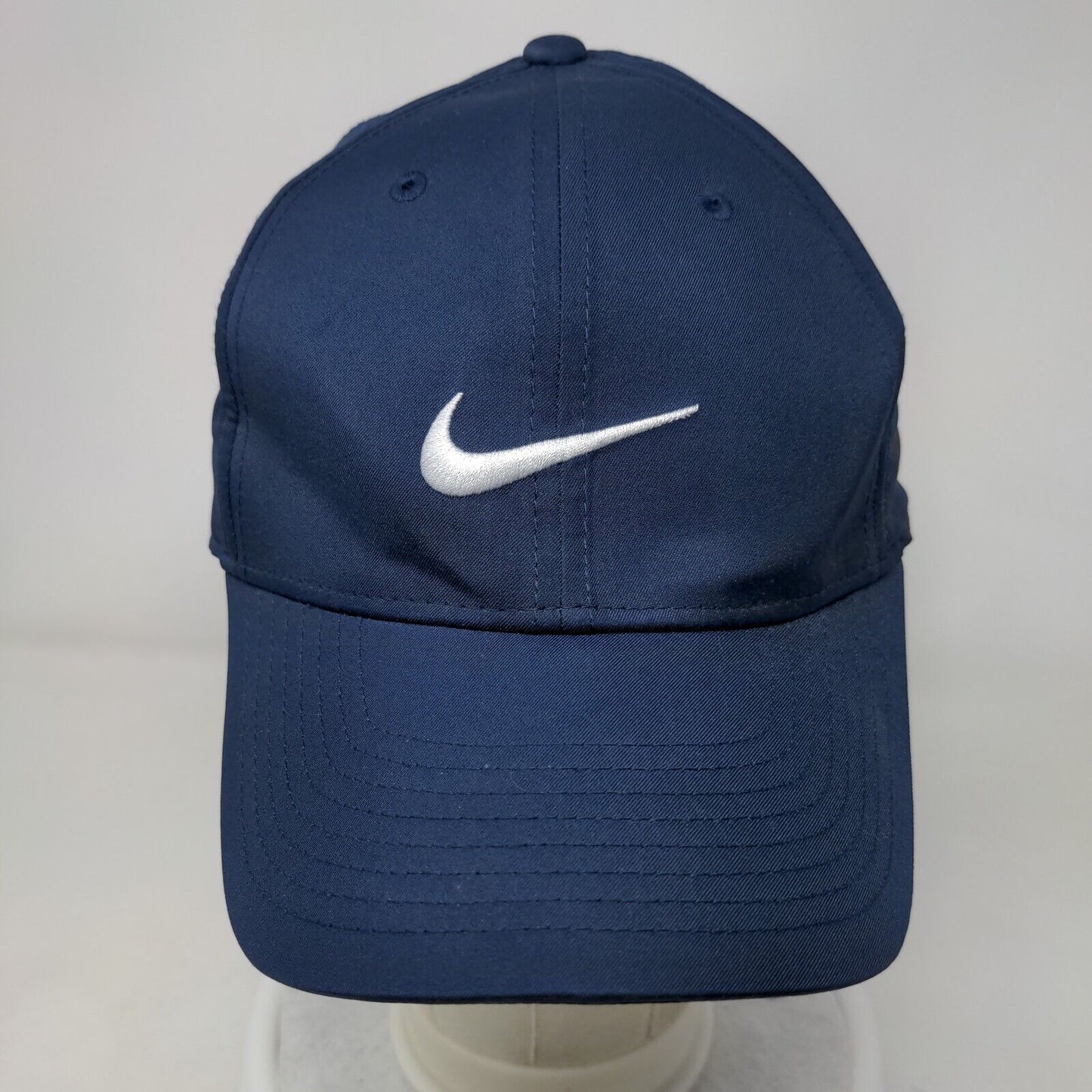 Nike Dri-Fit Slideback Hat Blue OSFM Adjustable Embroidered Legacy91 Polyester