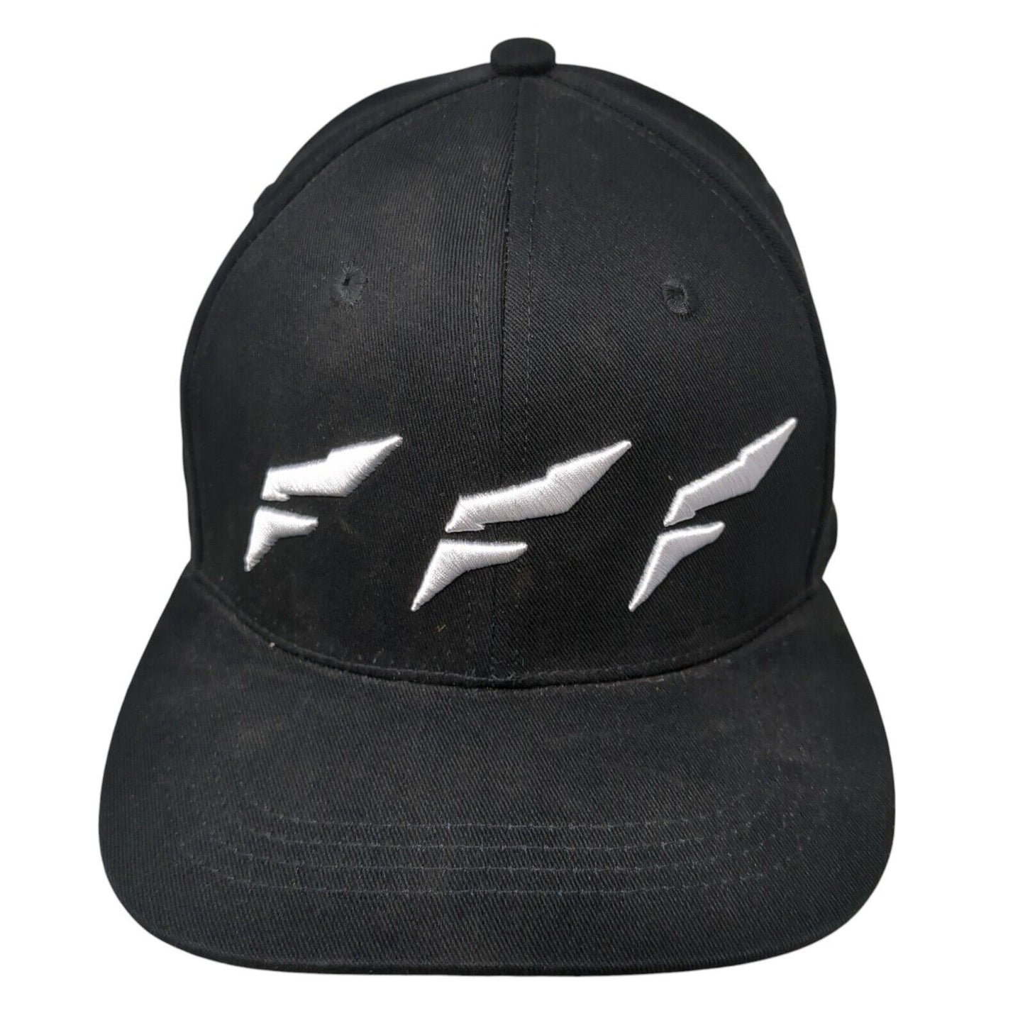 Flag Nor Fail Snapback Hat Black One Size Adjustable Embroidered 6 Panel