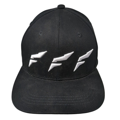 Flag Nor Fail Snapback Hat Black One Size Adjustable Embroidered 6 Panel