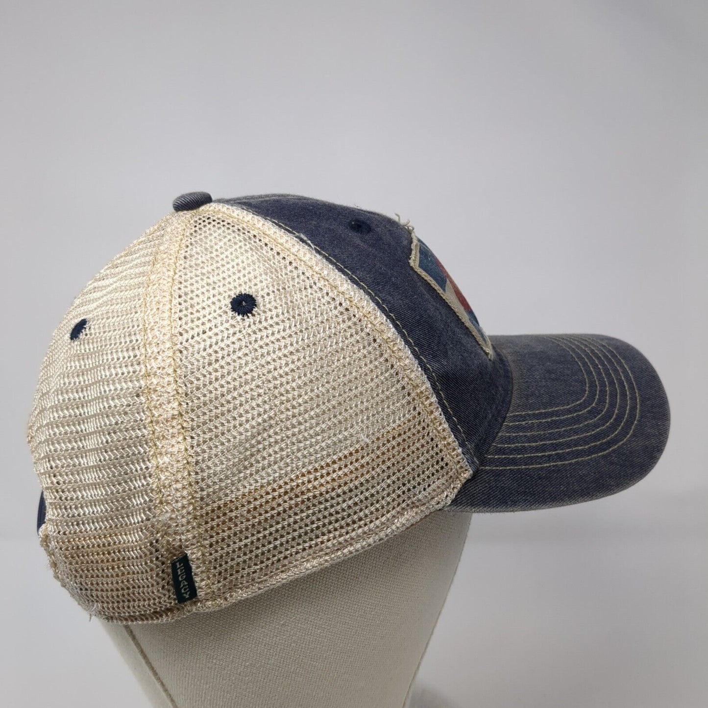 Sunlight Snapback Trucker Hat Blue OS Adjustable Embroidered Mesh Back Legacy