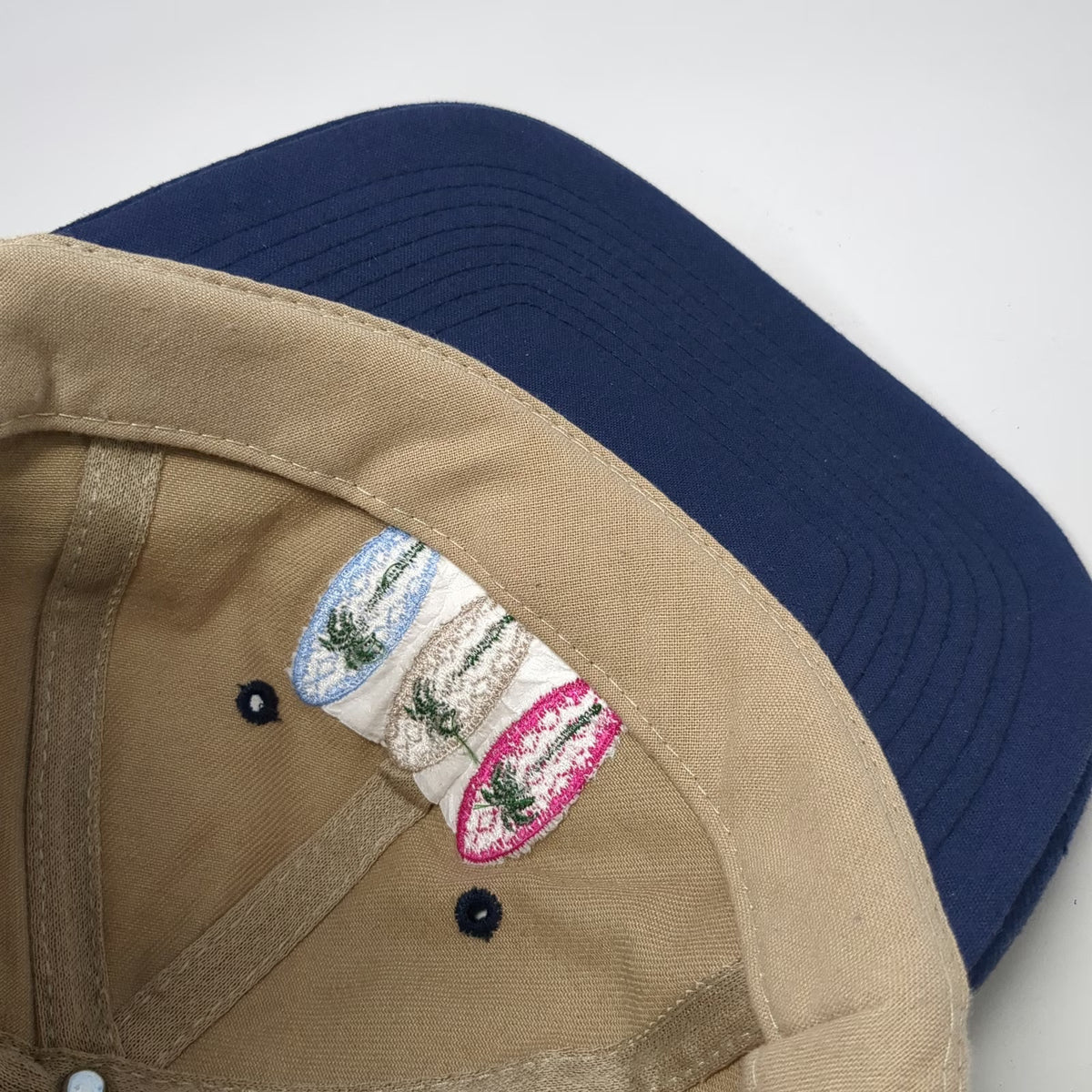 Nissin Cap Baseball Cap Beige Blue One Size Aruba Surfboards Slideback Hat