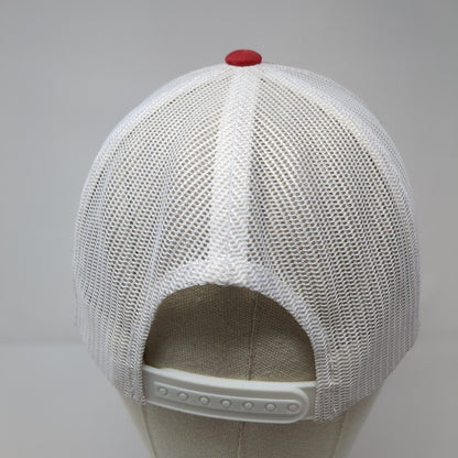 Birds Snapback Mesh Back Trucker Hat Red One Size The Classics Yupoong