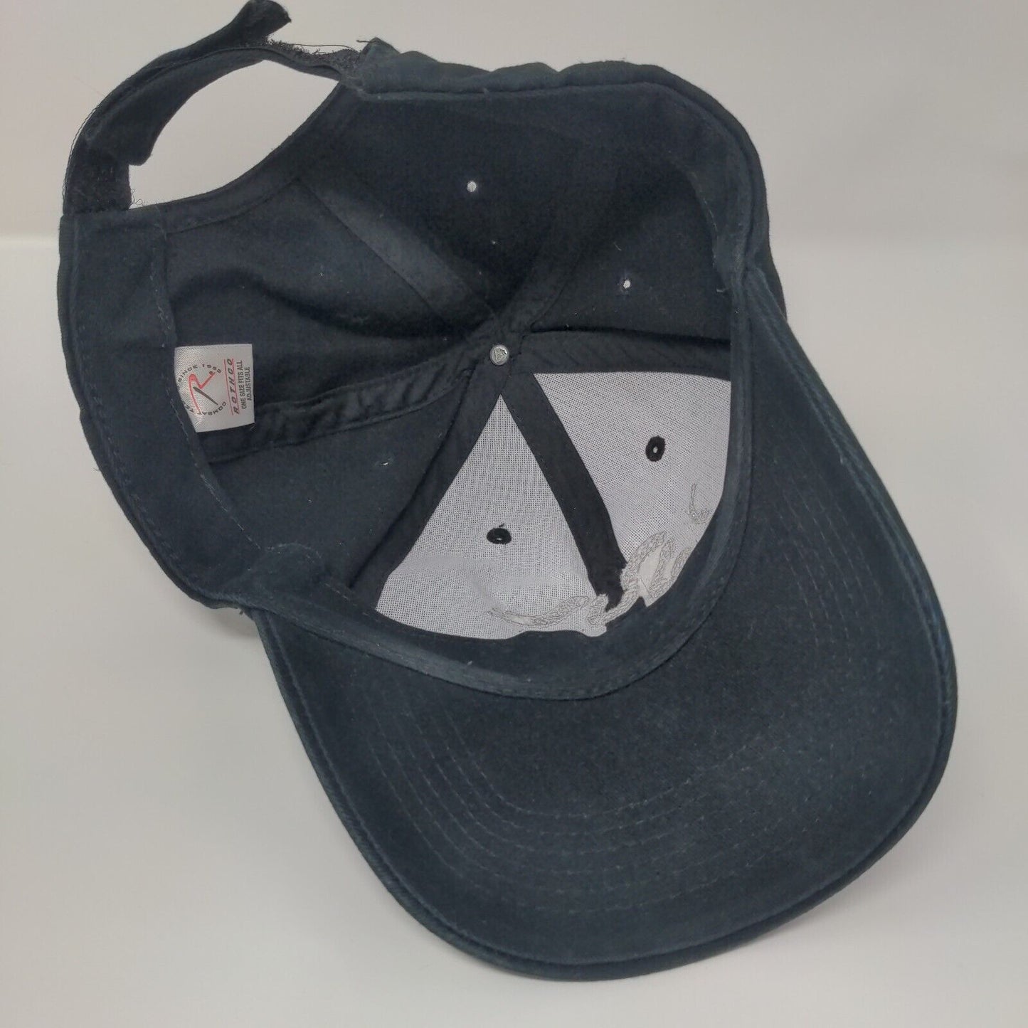Join Or Die Strapback Hat Black OSFA Adjustable Embroidered 6 Panel Rothco