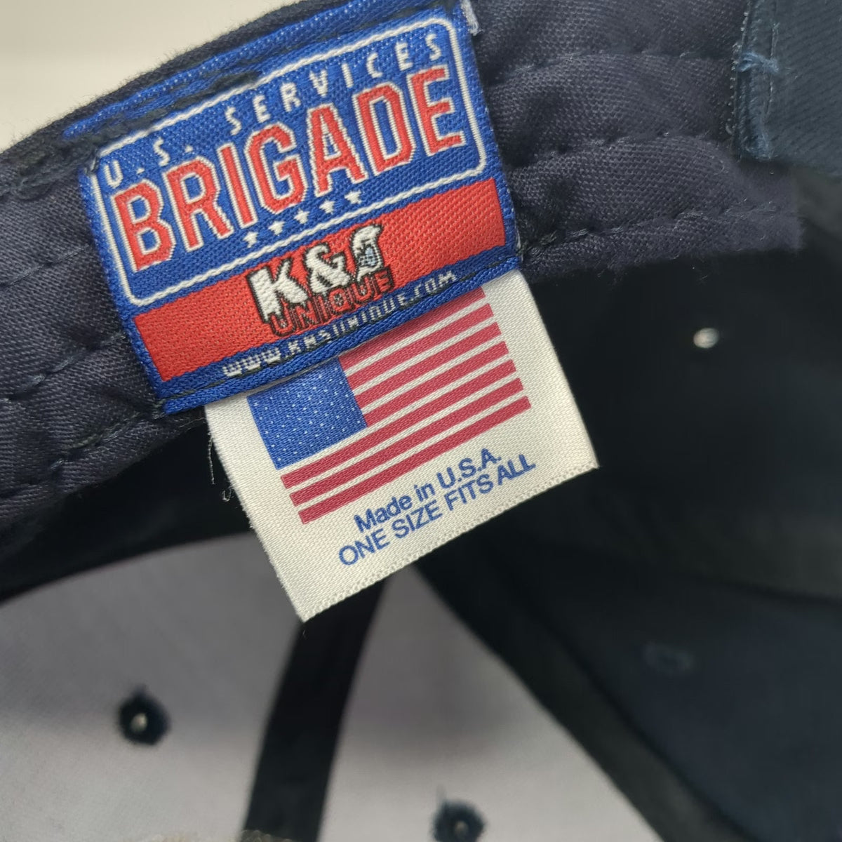 K&S Unique US Navy Seal Baseball Cap Blue One Size American Flag Side Patch Hat