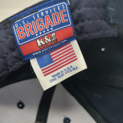 K&S Unique US Navy Seal Baseball Cap Blue One Size American Flag Side Patch Hat