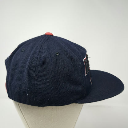 Miami Heat NBA Adidas Snapback Blue One Size Draft Cap Embroidered Flat Brim Hat