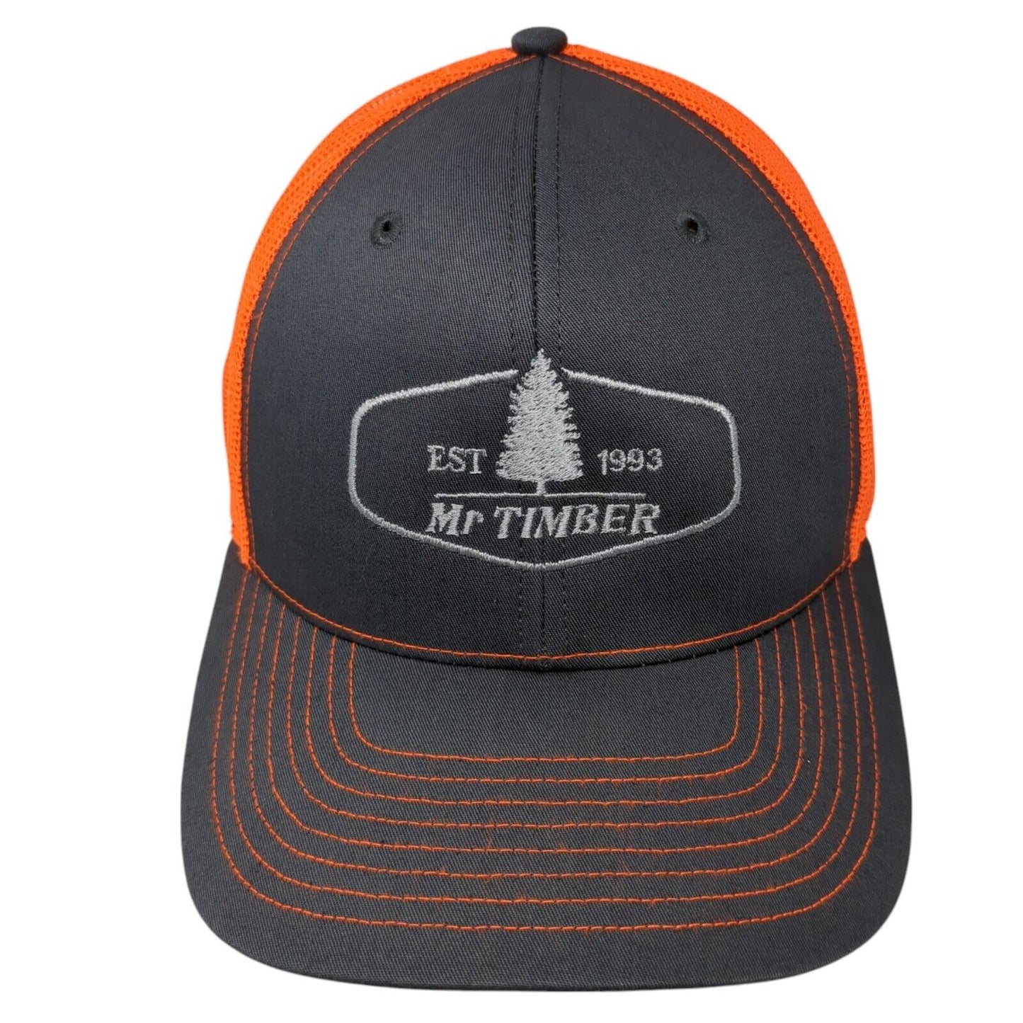 Est 1993 Mr. Timer Snapback Trucker Hat Multi OS Adjustable Mesh Back Richardson