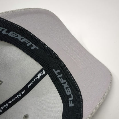 Branded Bills Baseball Cap Gray M Idaho Milk Products Patch Flexfit Fitted Hat