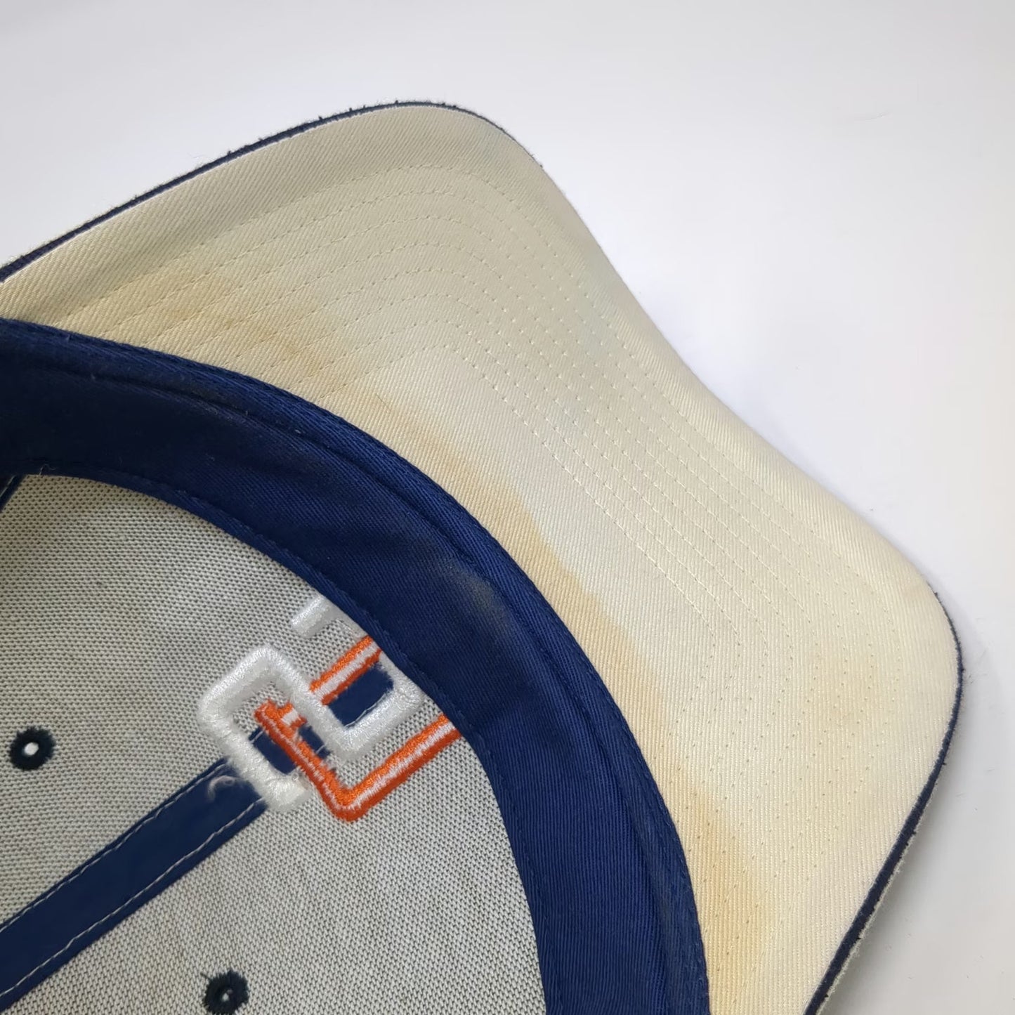 San Diego Padres MLB Twins Baseball Cap Beige Blue One Size Logo Strapback Hat
