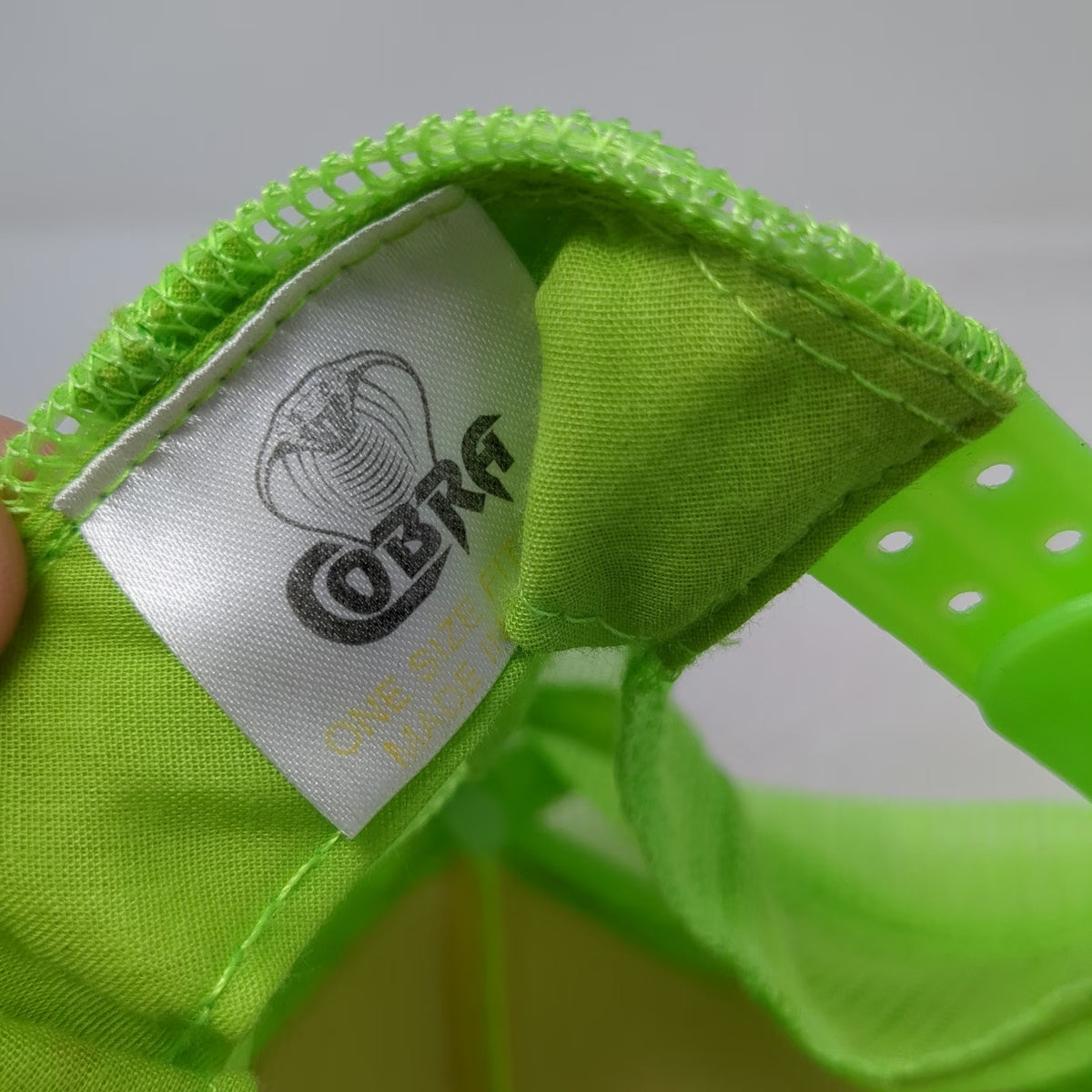 Cobra Dew Tour Trucker Hat Green One Size Mesh Snapback Foam Action Sports