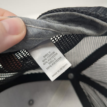 Idaho Roots Snapback Mesh Back Trucker Hat Gray One Size Richardson