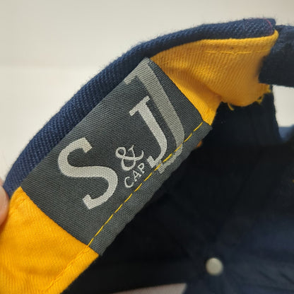 S&J Cap West Virginia Coal Miner Baseball Cap Blue Yellow One Size Hat Graphic