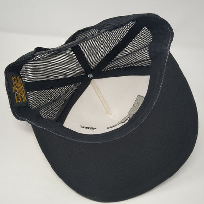 Idaho Gun Snapback Mesh Back Trucker Hat Black One Size Colorblock Yupoong