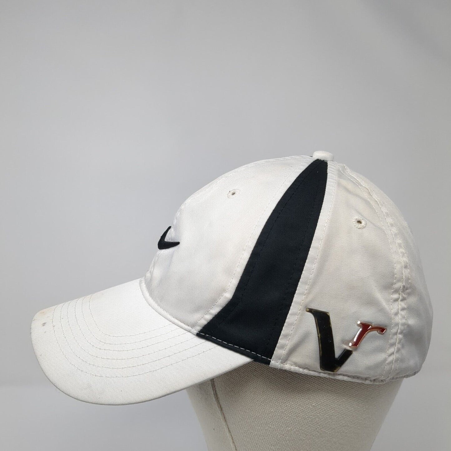 Nike One Strapback Golf Hat White One Size Embroidered Swoosh Adjustable