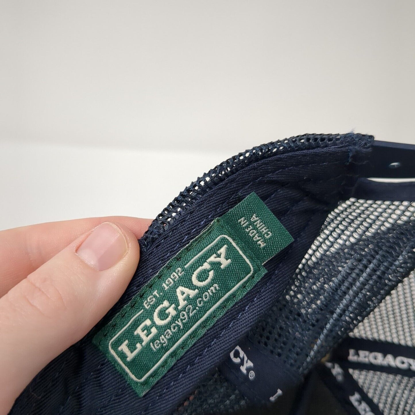 Young Life Washington Family Ranch Snapback Trucker Hat Blue OS Mesh Rope Legacy