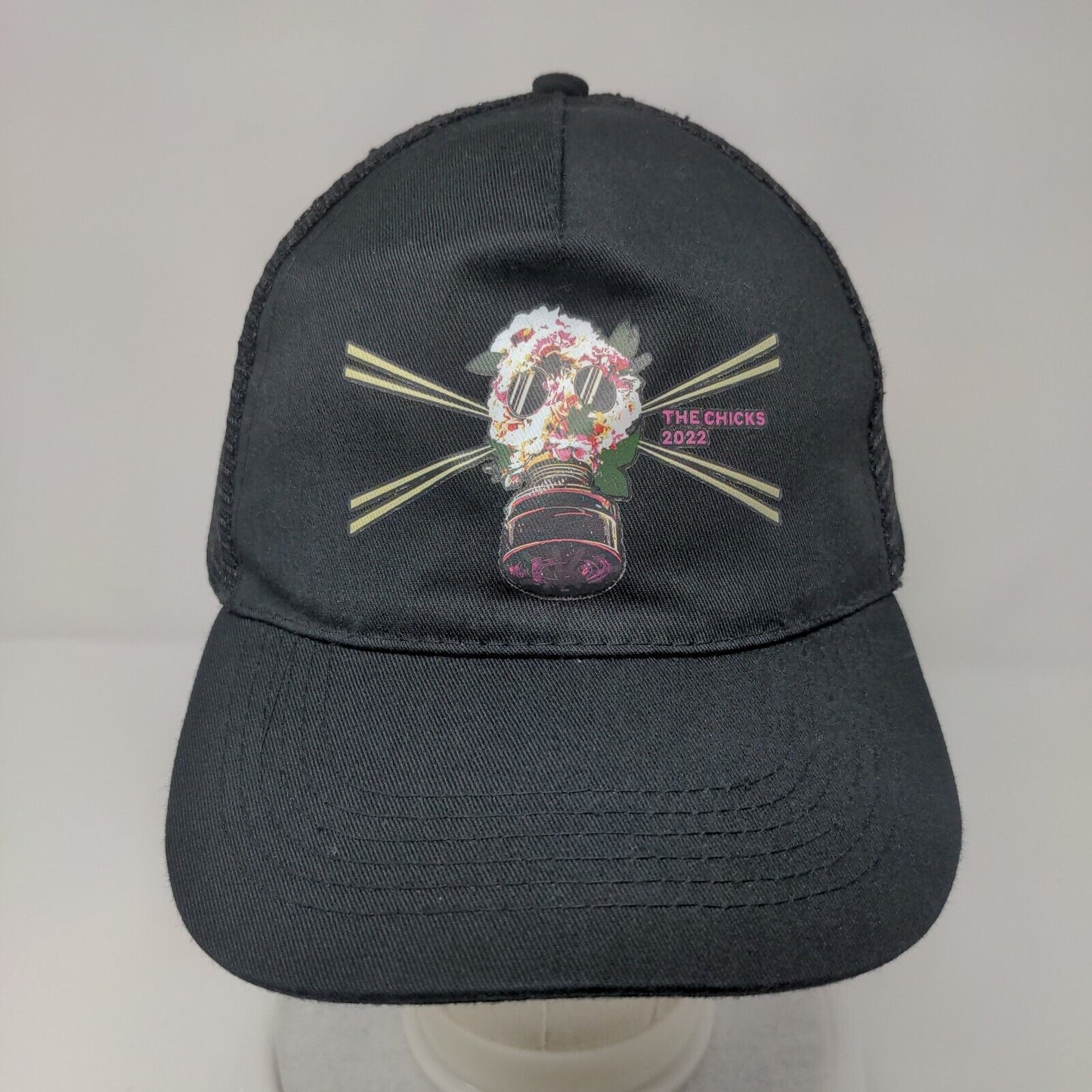 The Chicks 2022 Snapback Mesh Back Trucker Hat Black OSFM Otto
