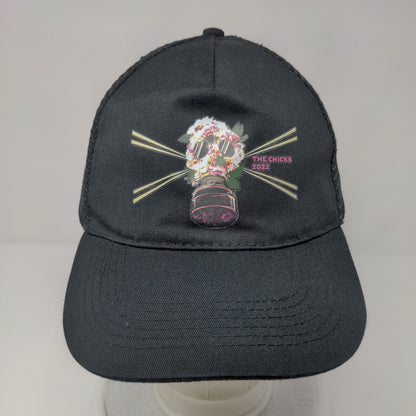 The Chicks 2022 Snapback Mesh Back Trucker Hat Black OSFM Otto