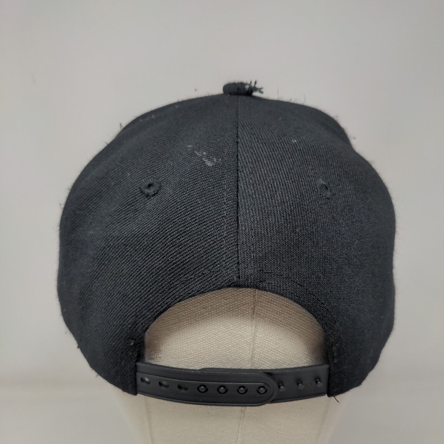 Vortek Offroad Snapback Hat Black One Size Embroidered Solid 6 Panel