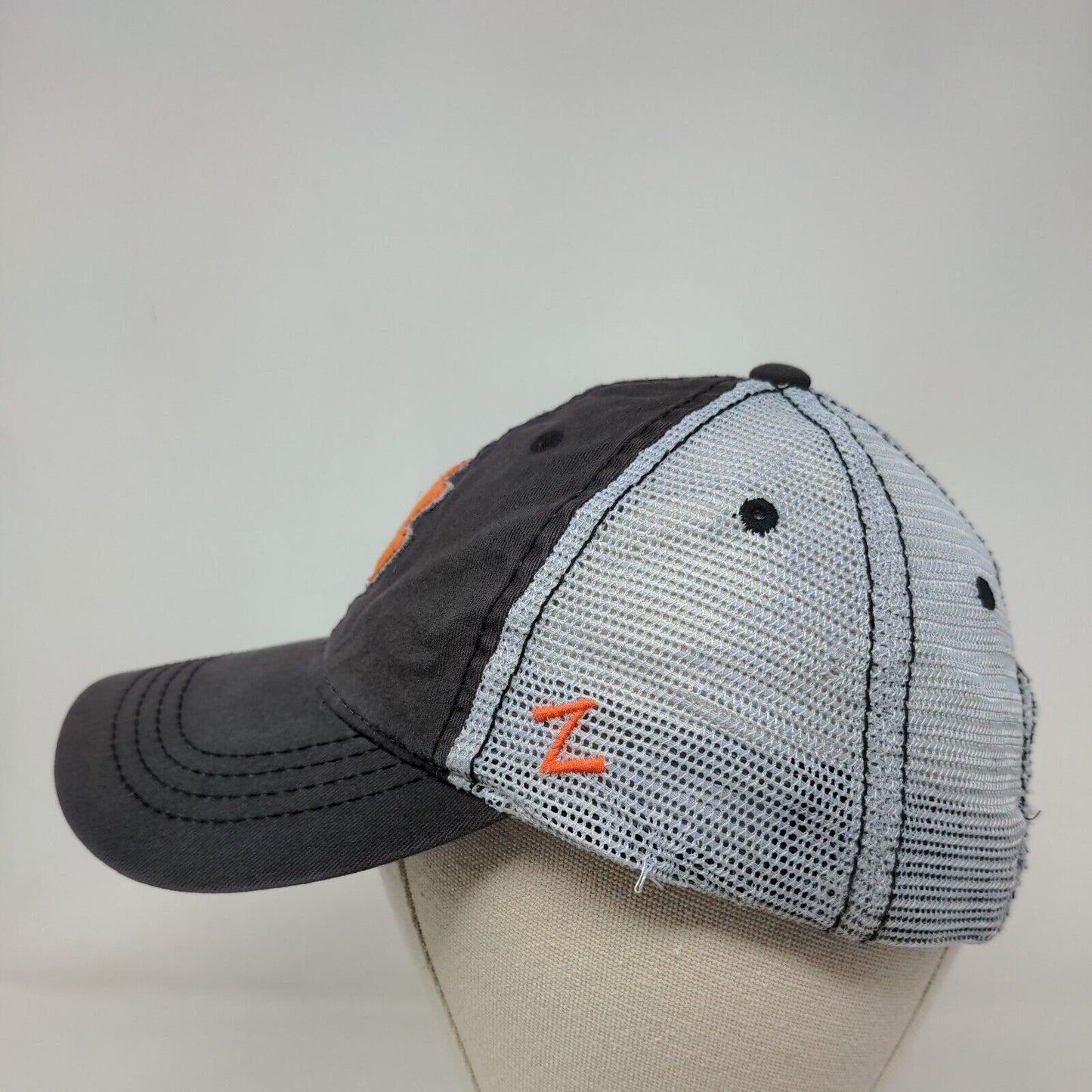 Clemson Tigers Snapback Mesh Back Trucker Hat Multi One Size Colorblock