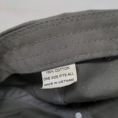Take Me With You Slideback Hat Gray OSFA Adjustable Embroidered Distressed