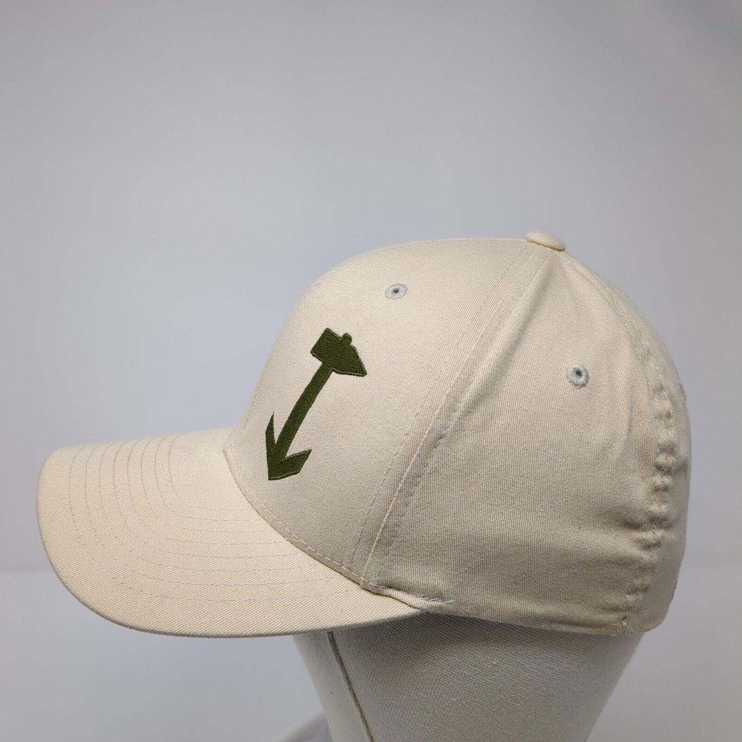 HD River Excursions Fitted Hat Tan S/M Solid Flexfit Port Authority