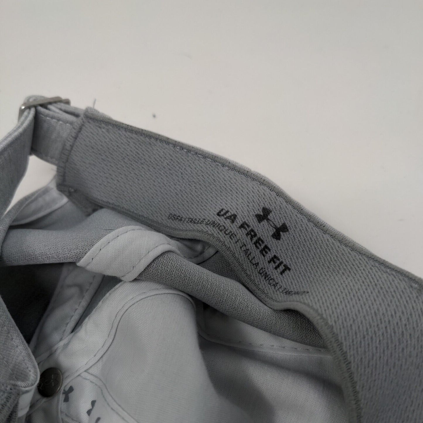 Under Armour Women's Slideback Hat Gray OSFA Adjustable Embroidered