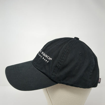 Double R Ranch Northwest Beef Slideback Hat Black One Size Embroidered