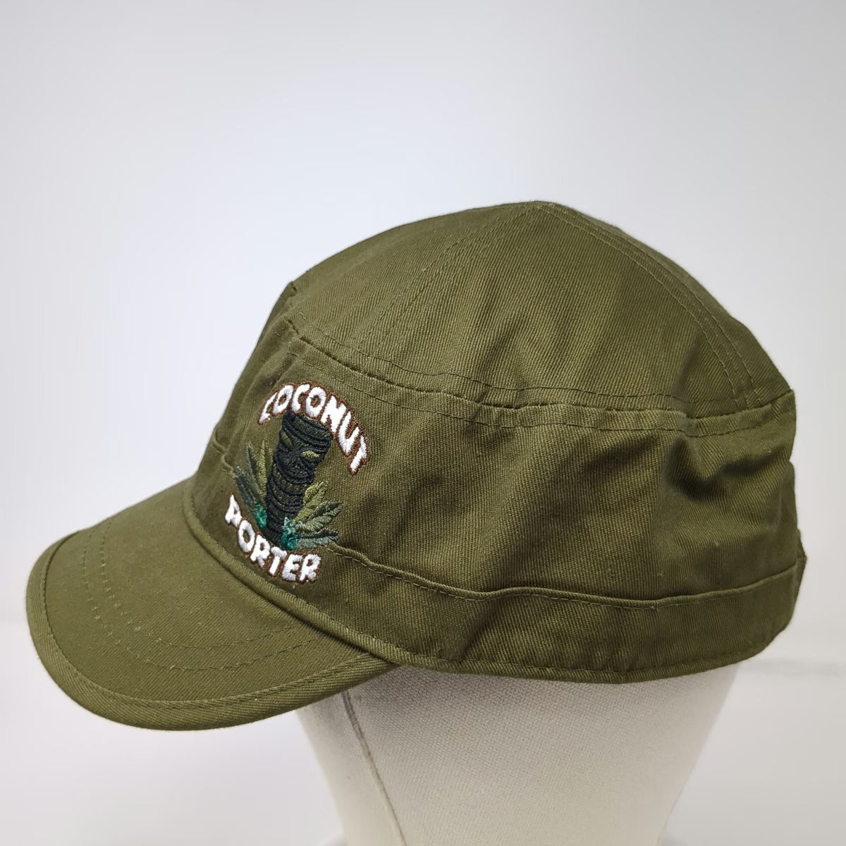 McCall Brewing Company Green Baseball Cap One Size Coconut Porter Tiki Logo Hat