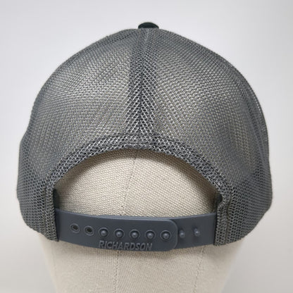 Richardson Trucker Hat Black Gray Blue One Size ASC Building Products Snapback