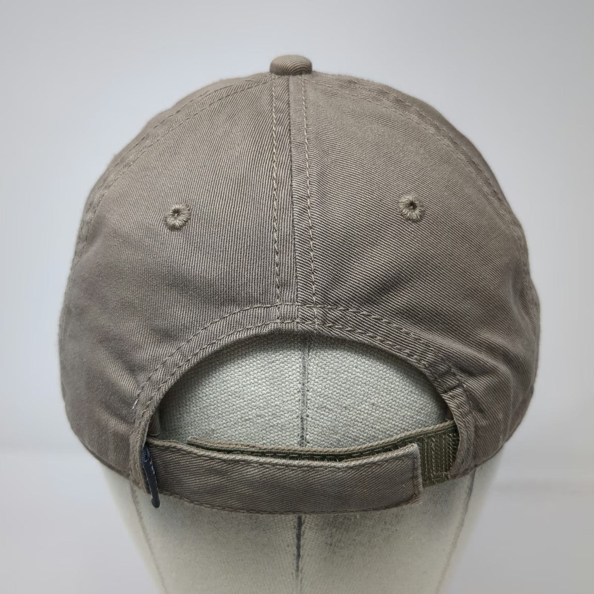 Ouray Baseball Cap Brown One Size Skidmore 1903 Logo Patch Cotton Strapback Hat